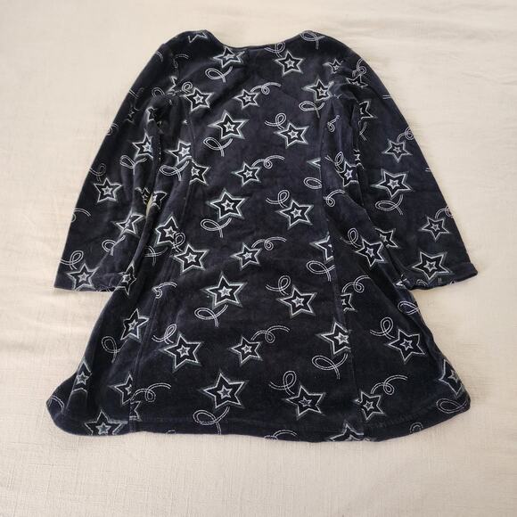 Y2k Velvet Glittery Star Dress 4t - Picture 7 of 7